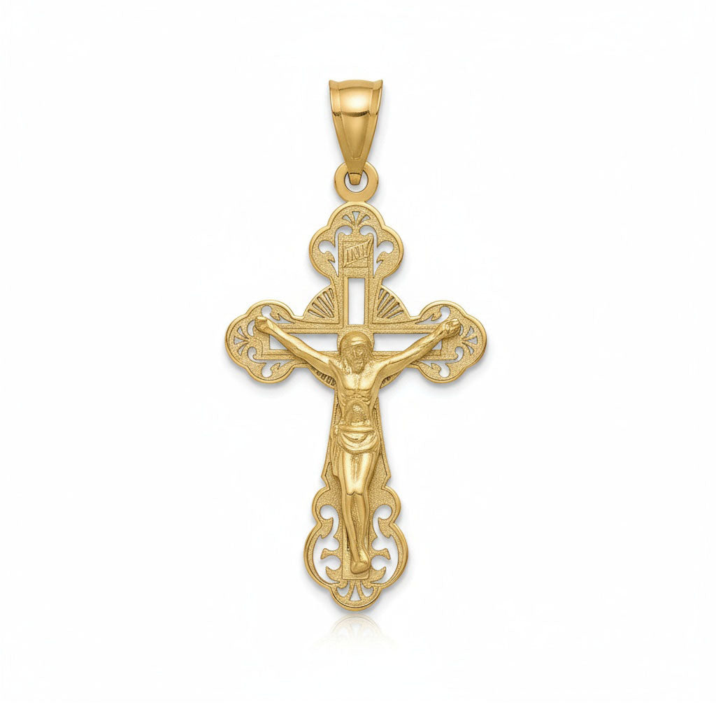 CRUZ ORO 18KL CRISTO - 18x30MM