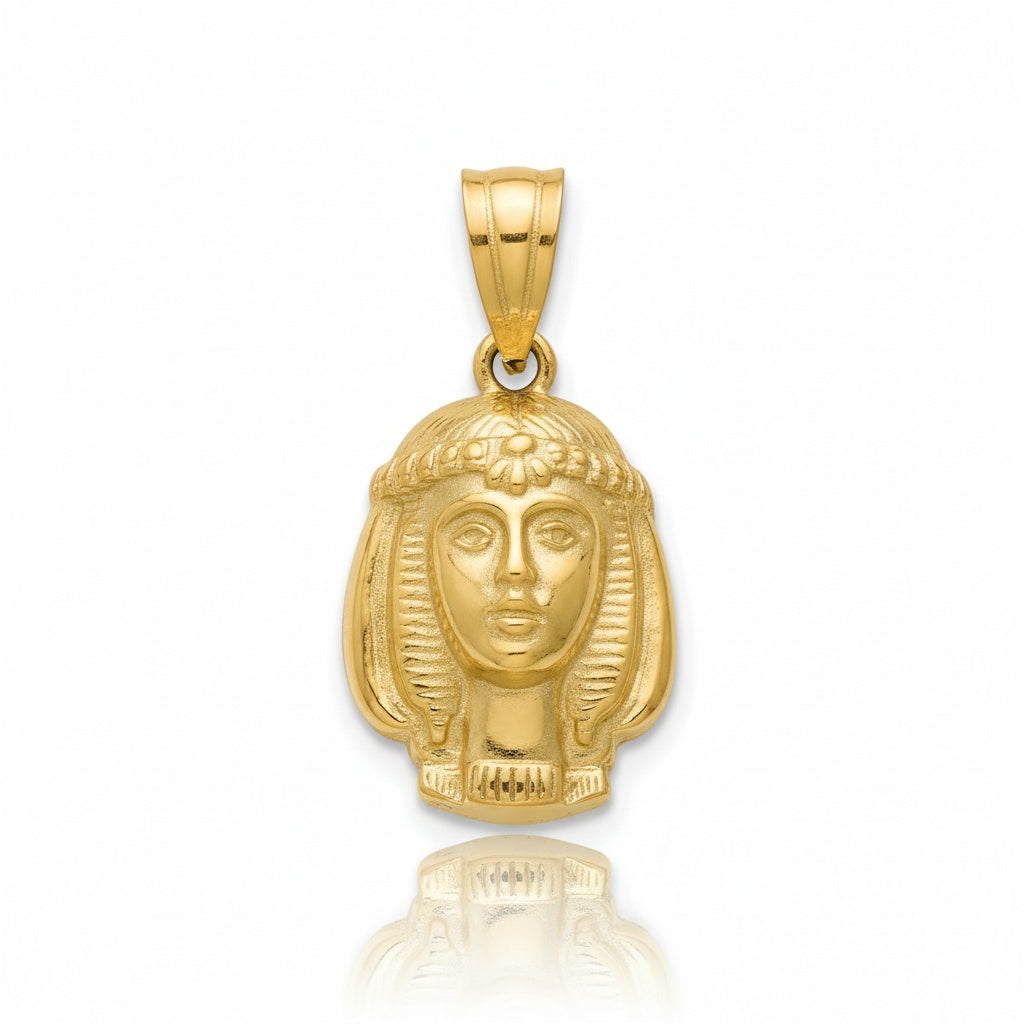 CABEZA ORO 18KL EGIPCIA 15X21MM