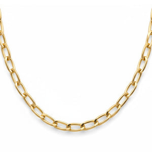 COLLAR ORO 18KL HUECO FIGARO - 9MM