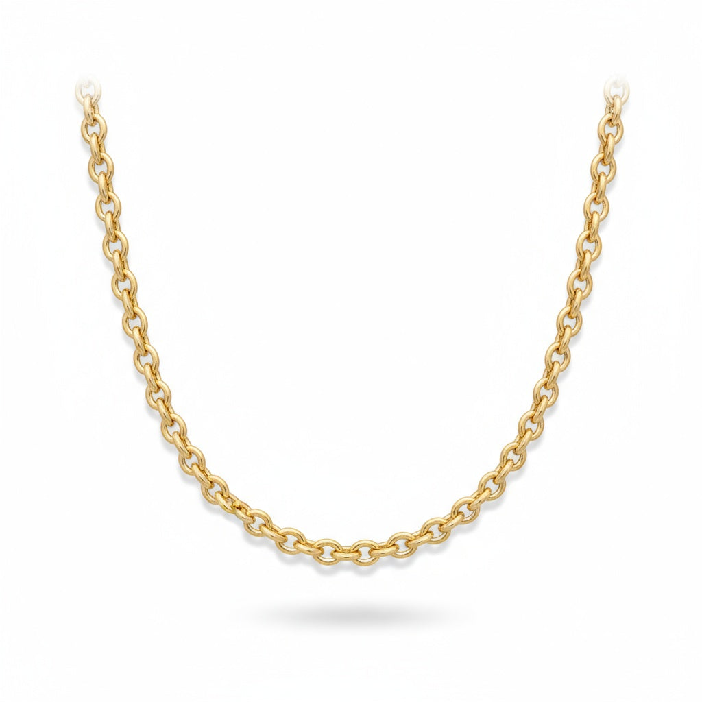 COLLAR ORO 18KL ROLOT HUECO - 6MM