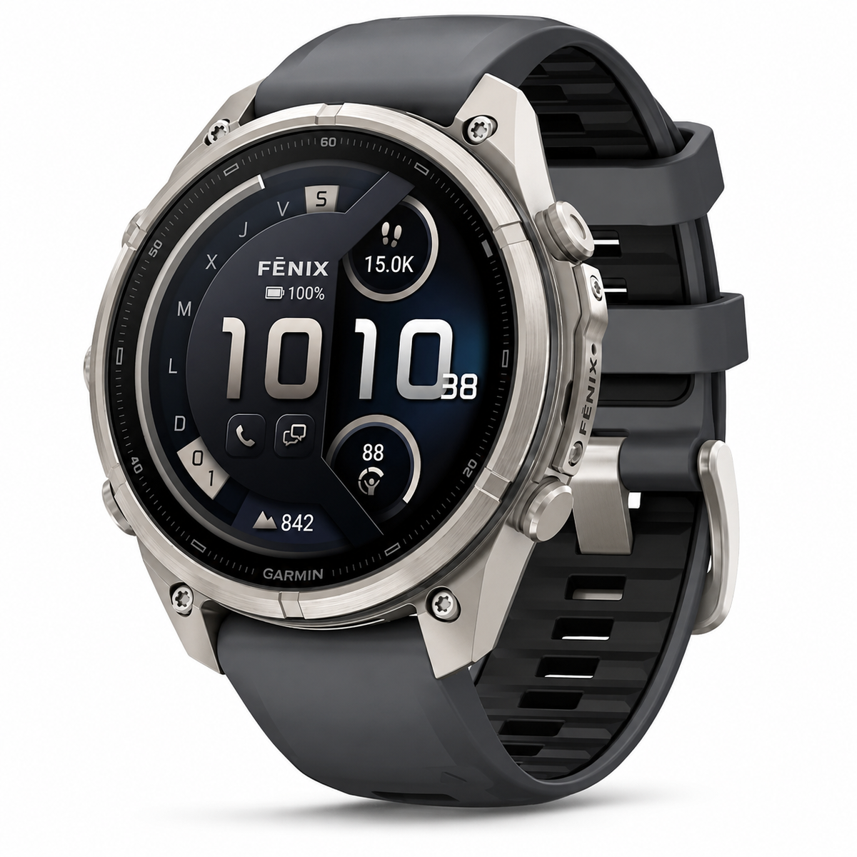 Garmin Fēnix 9 Pro inReach® 47mm Titanium Watch 010-04336-21