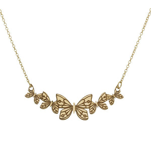 GARGANTILLA ORO 18KL MARIPOSAS