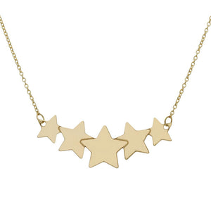 GARGANTILLA ORO 18KL ESTRELLAS