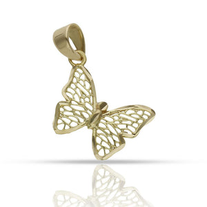 COLGANTE ORO 18KL MARIPOSA - 14x9MM