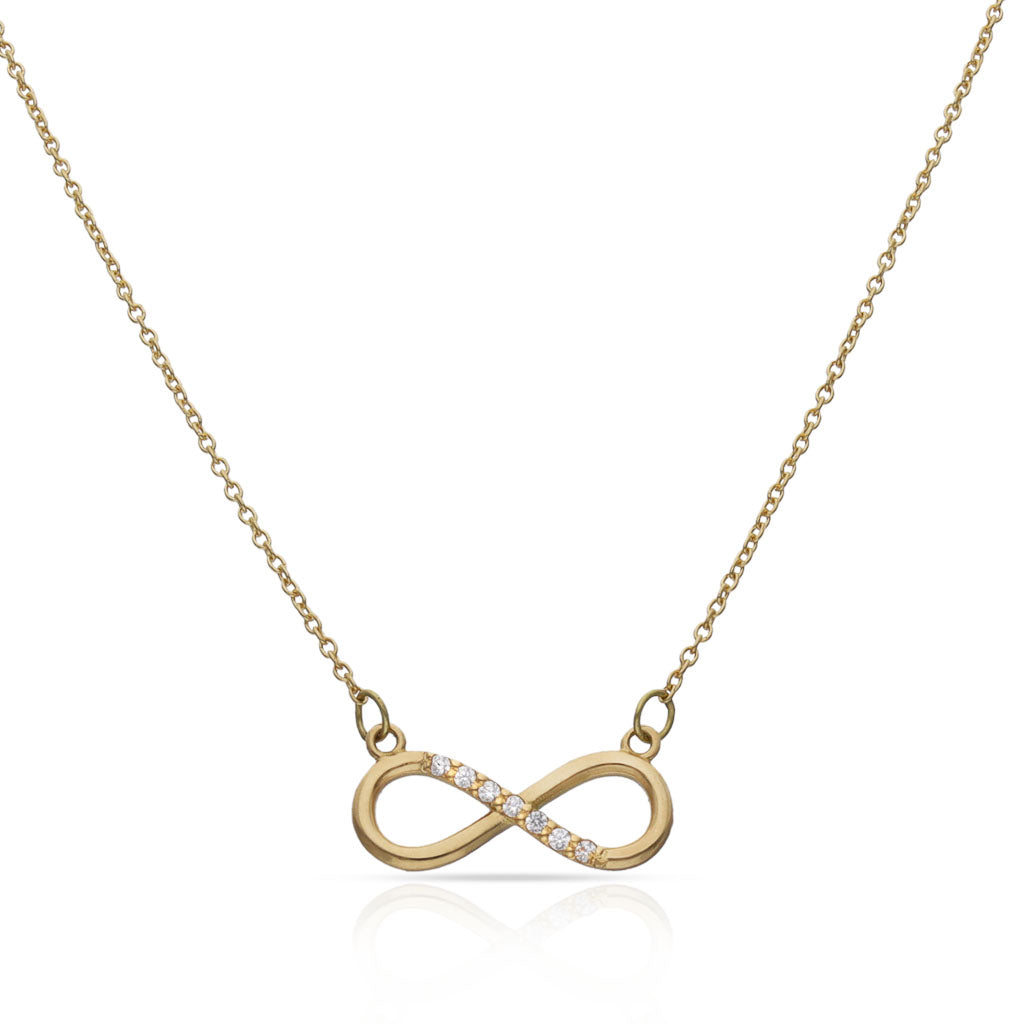 GARGANTILLA ORO 18KL INFINITO + CIRCONITAS