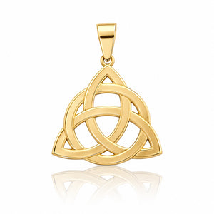 COLGANTE ORO 18KL TRIQUETA + CIRCULO