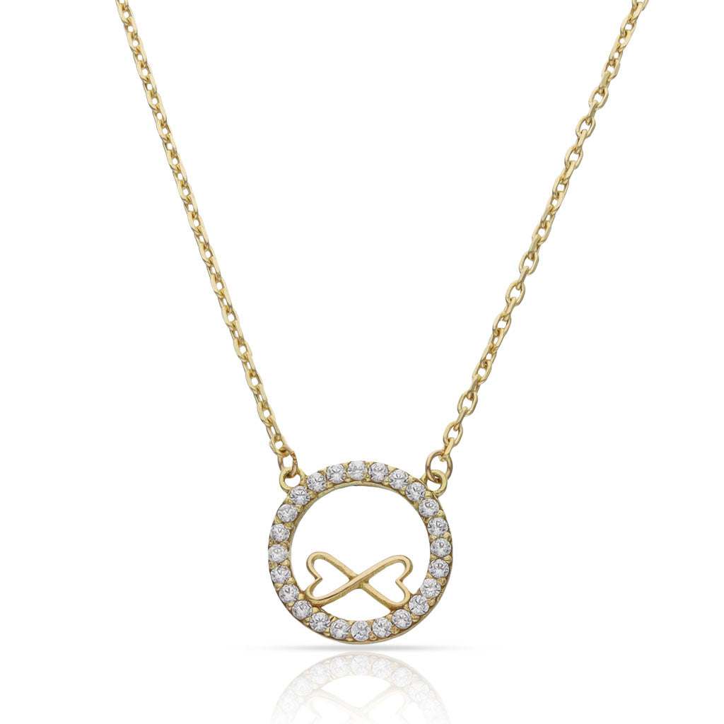 GARGANTILLA ORO 18KL INFINITO CIRCONITAS