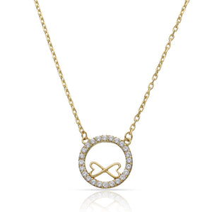 GARGANTILLA ORO 18KL INFINITO CIRCONITAS