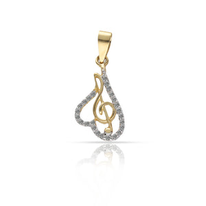 COLGANTE ORO 18KL CLAVE DE SOL