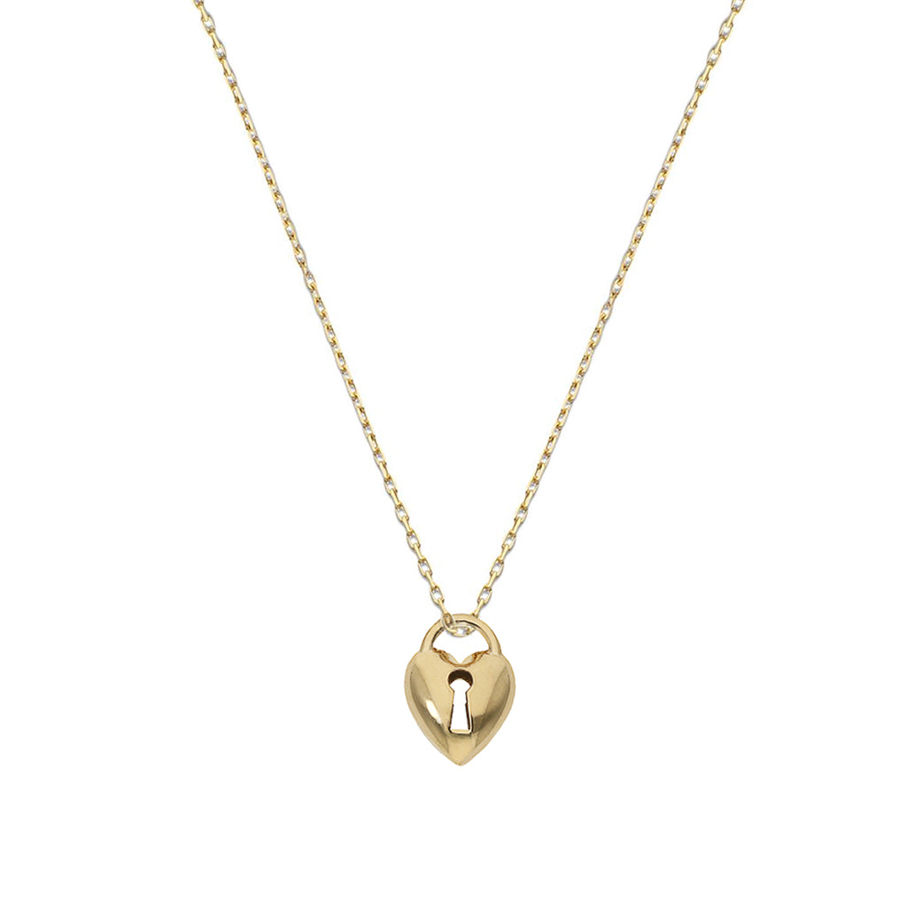 GARGANTILLA ORO 18KL CANDADO CORAZON