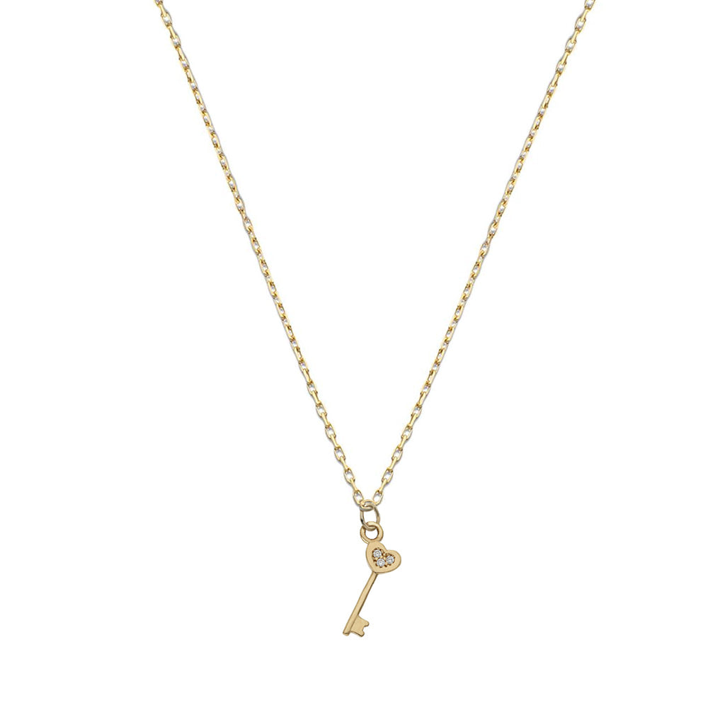 GARGANTILLA ORO 18KL LLAVE CORAZON