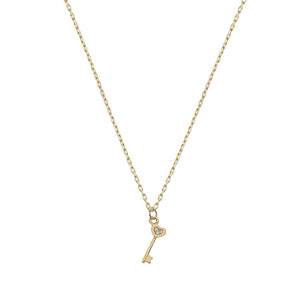GARGANTILLA ORO 18KL LLAVE CORAZON