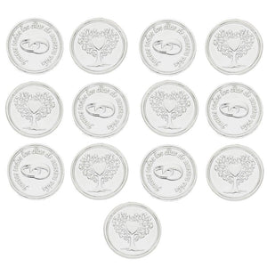 ARRAS METAL PLATEADO MATRIMONIALES - 22MM
