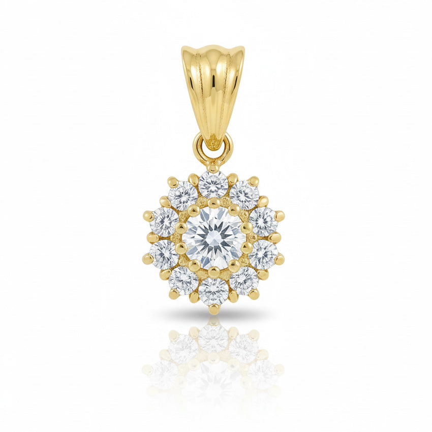 COLGANTE ORO 18KL CIRCONITAS