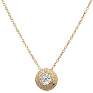 GARGANTILLA ORO 18KL CHATON - 9MM