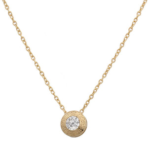 GARGANTILLA ORO 18KL CHATON - 7MM