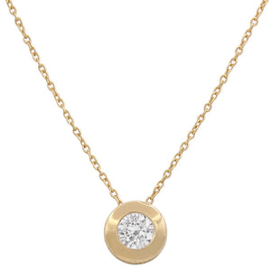 GARGANTILLA ORO 18KL CHATON - 9MM