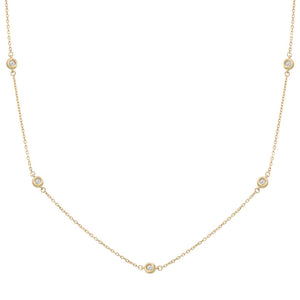 GARGANTILLA ORO 18KL CHATONES - 3.50MM