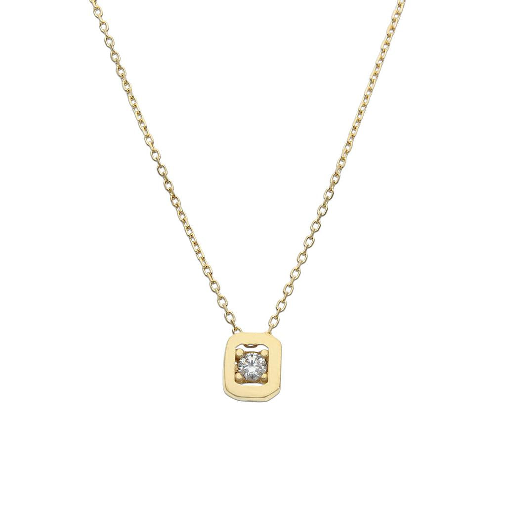 GARGANTILLA ORO 18KL CIRCONITA - 5X6MM