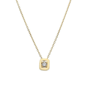 GARGANTILLA ORO 18KL CIRCONITA - 5X6MM