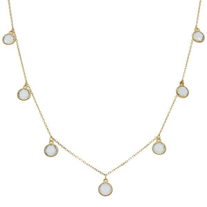 GARGANTILLA ORO 18KL MINI CHARMS CIRCONITAS