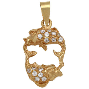 COLGANTE ORO 18KL HOROSCOPO PISCIS