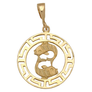 COLGANTE ORO 18KL HOROSCOPO PISCIS