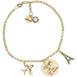 PULSERA MI HISTORIA ORO 18KL MI MUNDO