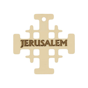 MI HISTORIA - ABALORIO ORO 18KL JERUSALEM