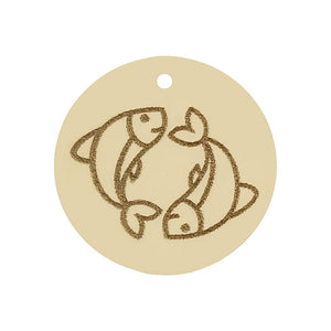 MI HISTORIA - ABALORIO ORO 18KL HOROSCOPO PISCIS