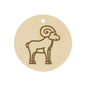 MI HISTORIA - ABALORIO ORO 18KL HOROSCOPO ARIES