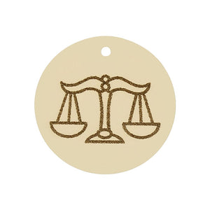 MI HISTORIA - ABALORIO ORO 18KL HOROSCOPO LIBRA