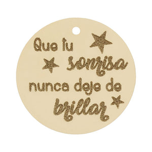 MI HISTORIA - ABALORIO ORO 18KL SONRISA