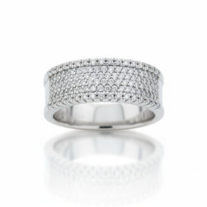 SORTIJA ORO BLANCO 18KL DIAMANTES