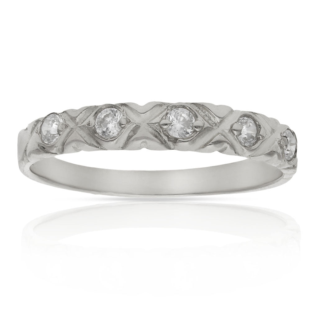 SORTIJA ORO BLANCO 18KL DIAMANTES
