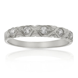 SORTIJA ORO BLANCO 18KL DIAMANTES