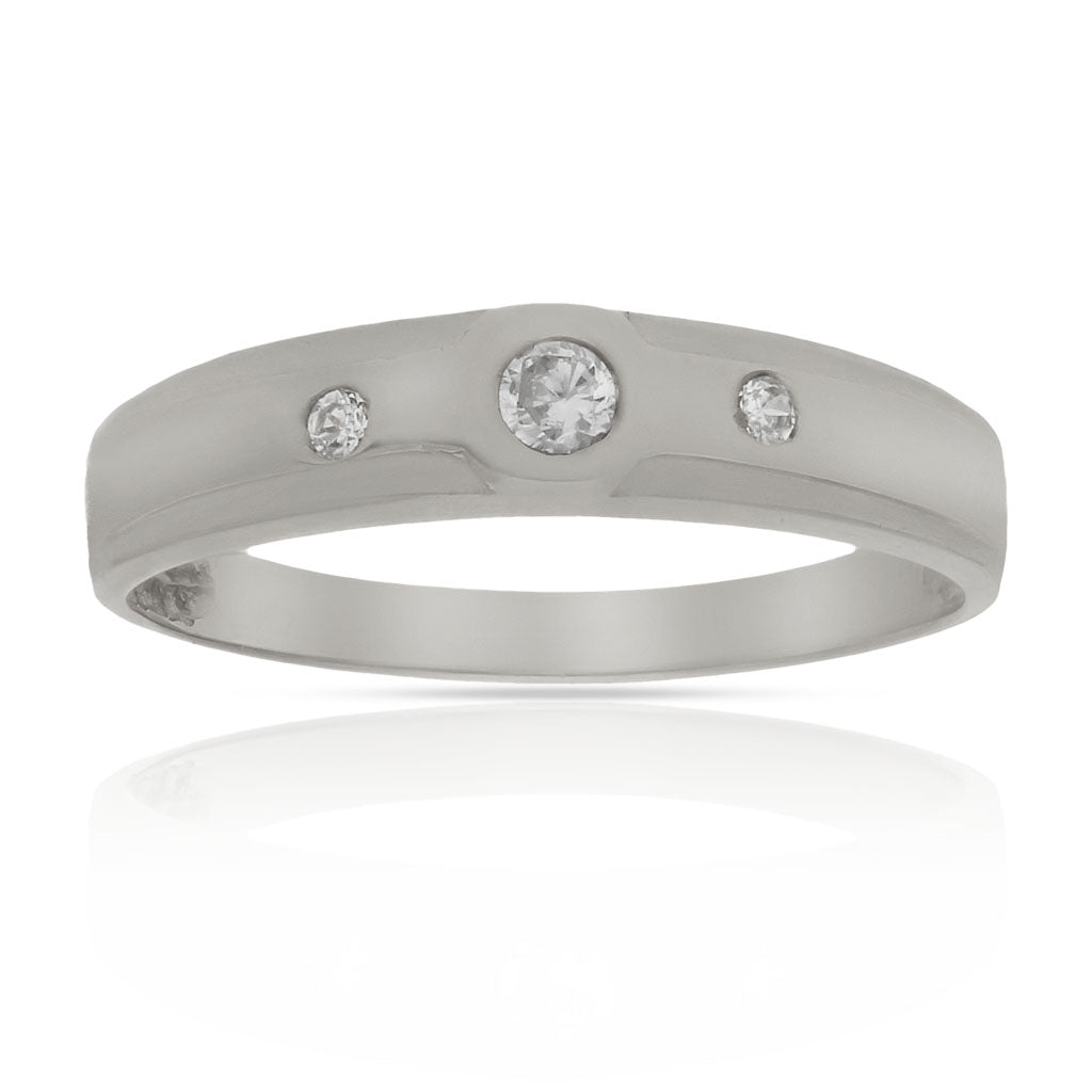 SORTIJA ORO BLANCO 18KL DIAMANTES