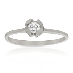 SORTIJA ORO BLANCO 18KL DIAMANTE