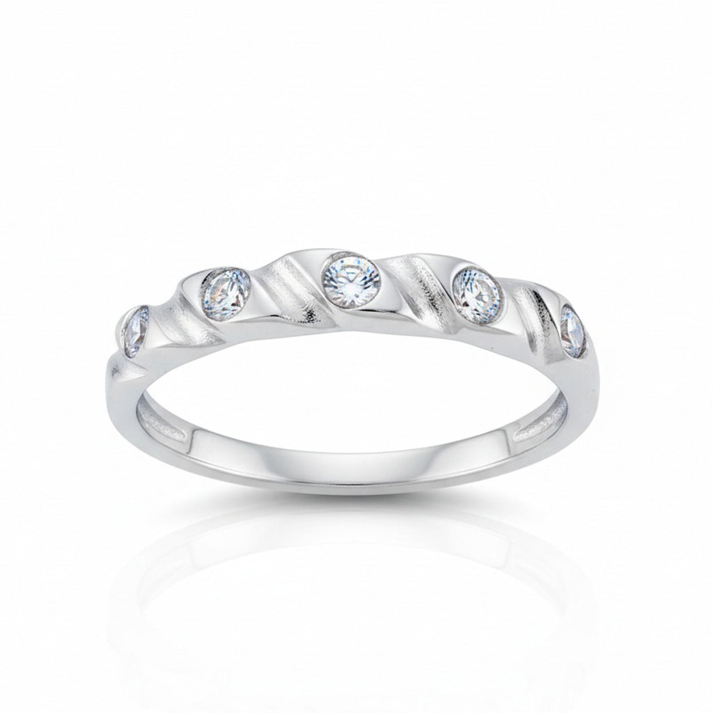 SORTIJA ORO BLANCO 18KL DIAMANTES