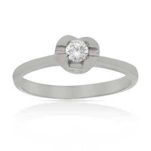 SORTIJA ORO BLANCO 18KL DIAMANTE