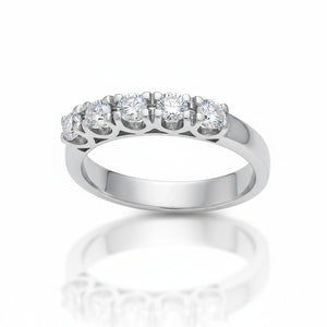 SORTIJA ORO BLANCO 18KL DIAMANTES