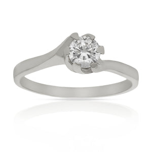 SORTIJA ORO BLANCO 18KL DIAMANTE
