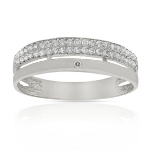 SORTIJA ORO BLANCO 18KL DIAMANTES
