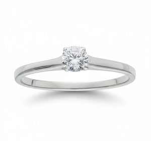 SORTIJA ORO BLANCO 18KL DIAMANTE