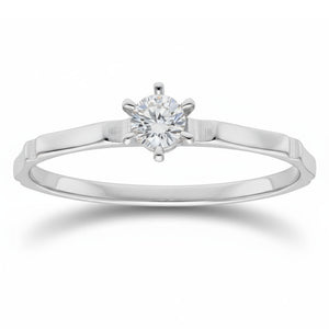 SORTIJA ORO BLANCO 18KL DIAMANTE