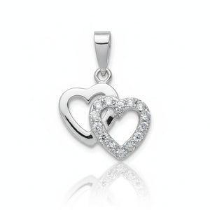 COLGANTE ORO BLANCO 18KL DIAMANTES