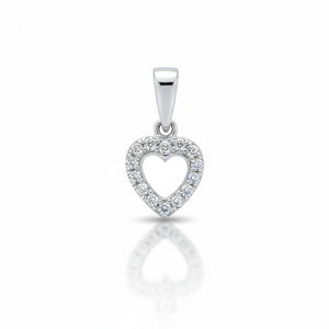COLGANTE ORO BLANCO 18KL DIAMANTES