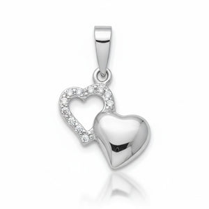 COLGANTE ORO BLANCO 18KL DIAMANTES - STOCK