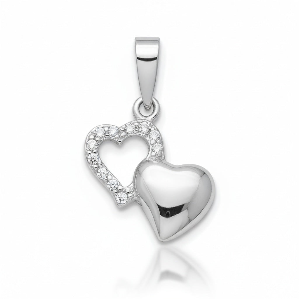 COLGANTE ORO BLANCO 18KL DIAMANTES