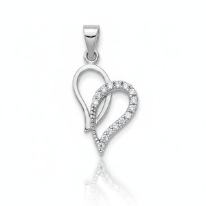COLGANTE ORO BLANCO 18KL DIAMANTES